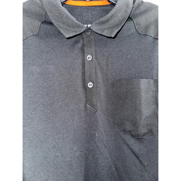 5.11 Tactical Long Sleeve Performance Polo Men’s XL Black - Picture 4 of 10